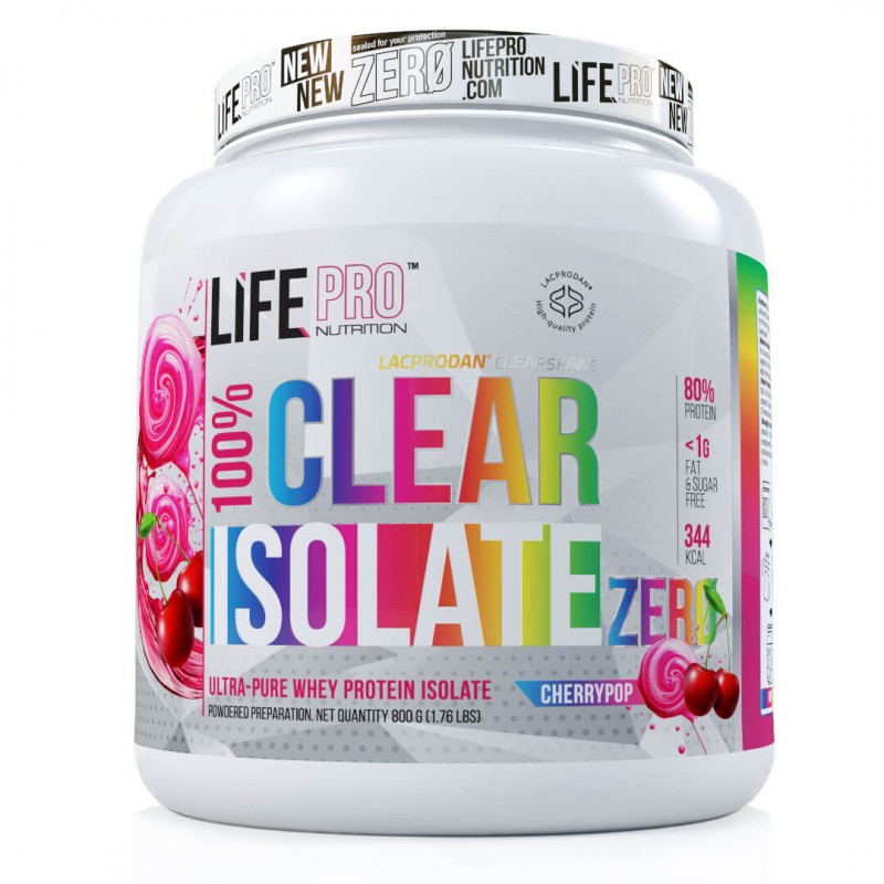 Clear Isolate Zero 800g,   39.90,  800-g-CHERRYPOP,  LifePro,  Active Life