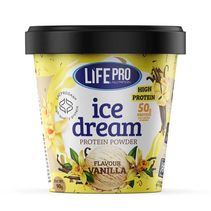 Ice Dream,   5.99,  90-g-VANILLA,  LifePro,  Active Life