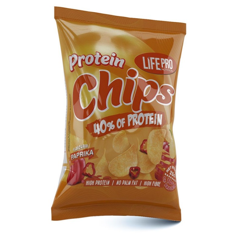 Chips Protéinées 25g,   2.49,  PAPRIKA,  LifePro,  Active Life