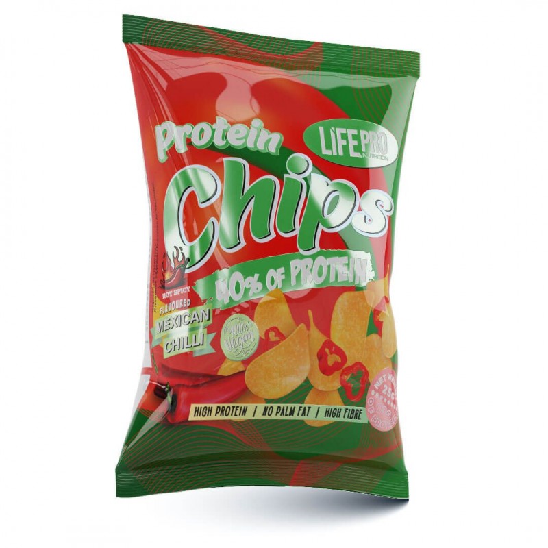 Chips Protéinées 25g,   2.49,  SPICY-MEXICAN-CHILI,  LifePro,  Active Life