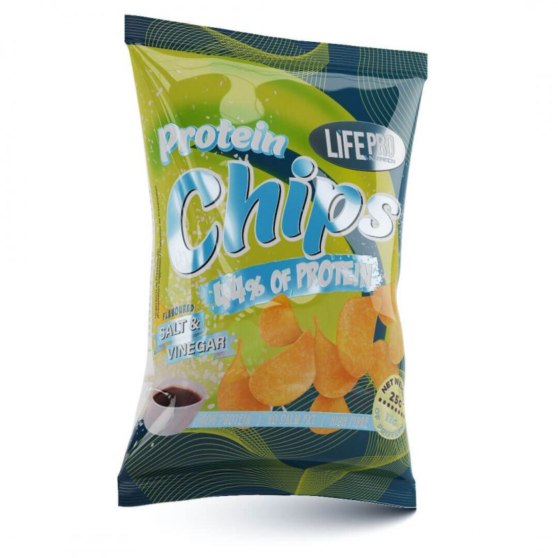 Chips Protéinées 25g,   2.49,  SALT-VINEGAR,  LifePro,  Active Life