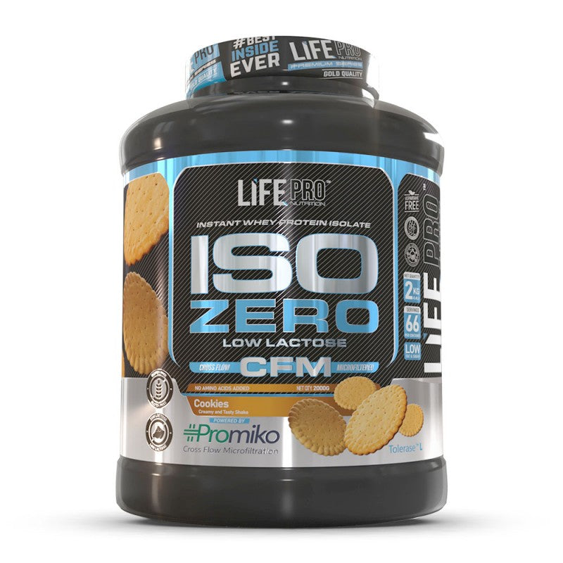 Whey Isolate Zero,   81.90,  2000-g-COOKIES,  LifePro,  Active Life