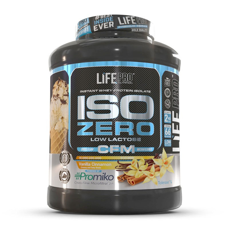 Whey Isolate Zero,   81.90,  2000-g-VANILLA-CINNAMON,  LifePro,  Active Life