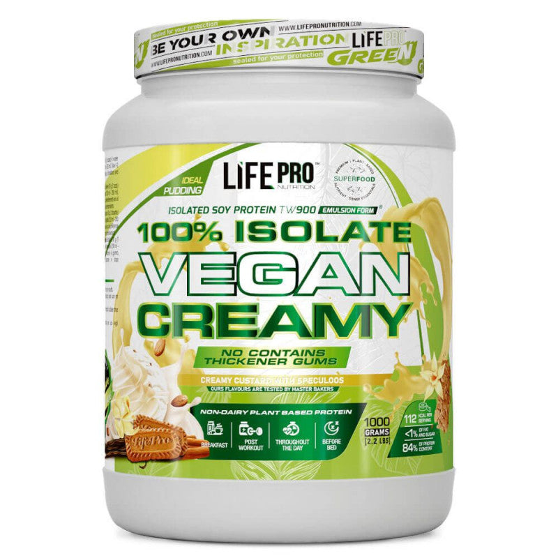 Isolate Vegan Creamy 1000g,   29.90,  1000-g-NATILLAS-SPECULOOS,  LifePro,  Active Life