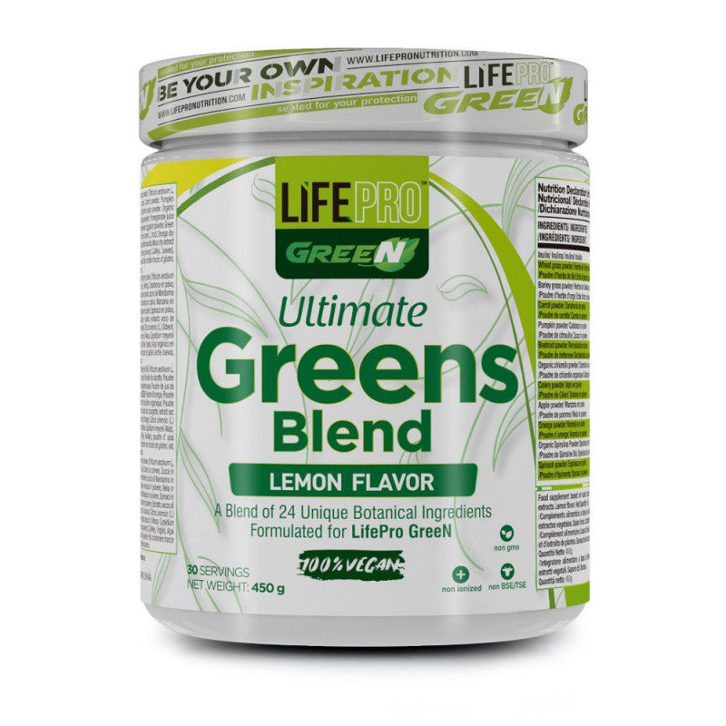 Ultimate Greens Blend 450g,   32.90,  450-g-Citron,  LifePro,  Active Life