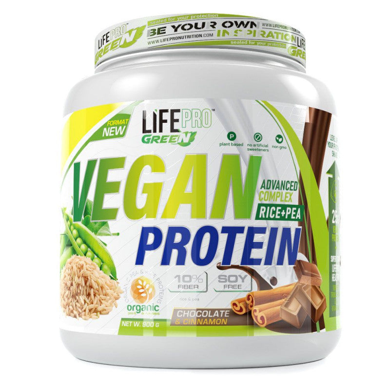 Vegan Protein,   34.90,  900-g-CHOCOLATE-CINNAMON,  LifePro,  Active Life