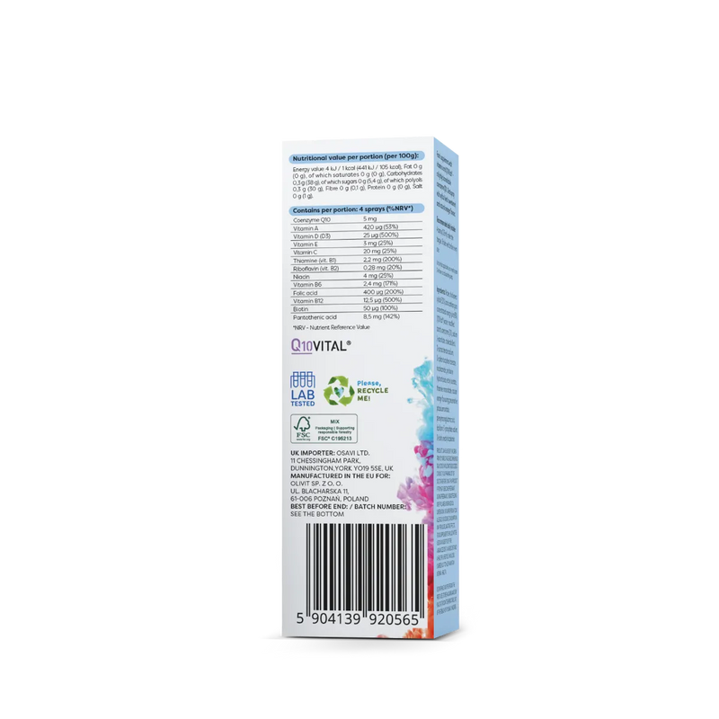 Multivitamin CoQ10 - 25 ml oral spray