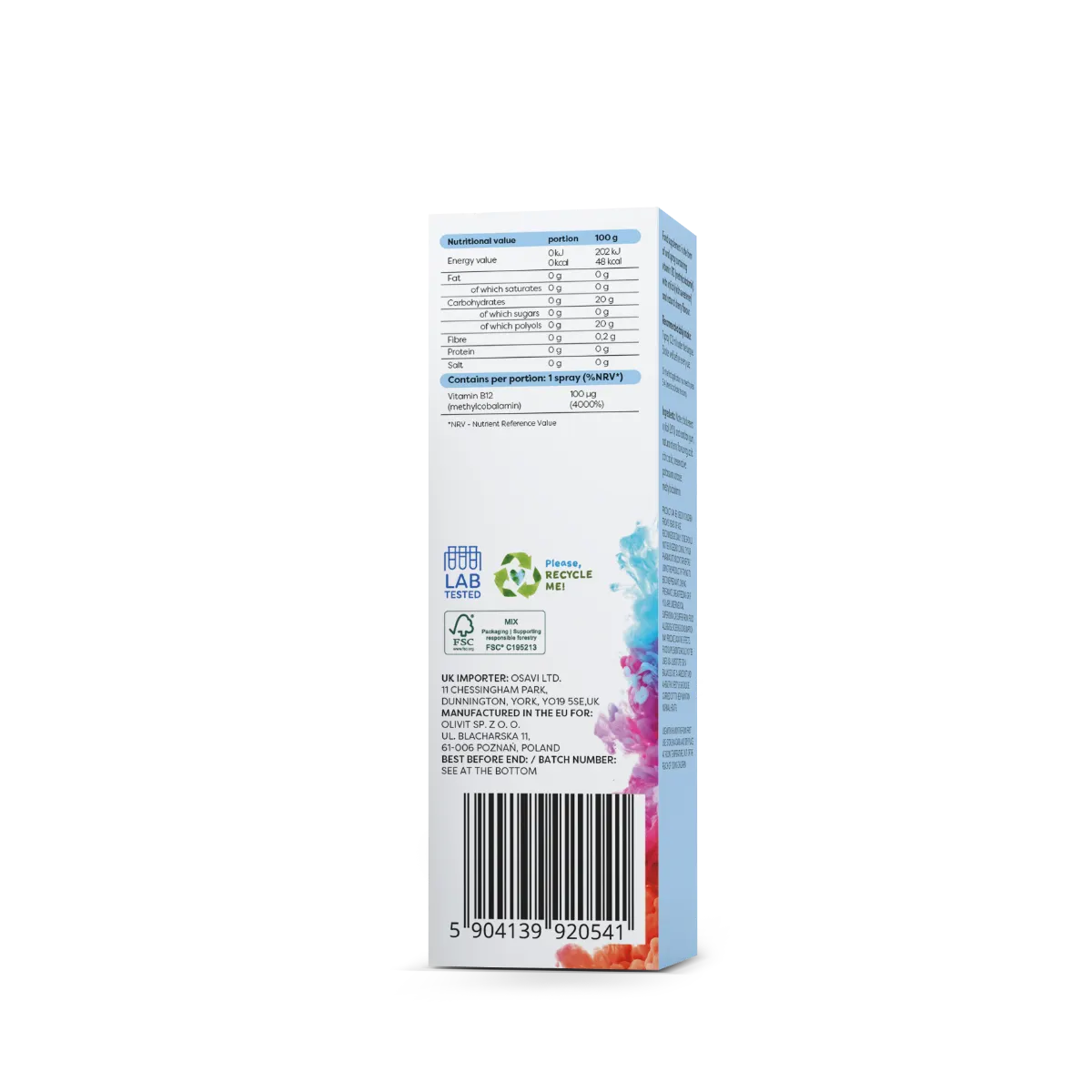 Methyl-B12, 100 µg - 25 ml oral spray
