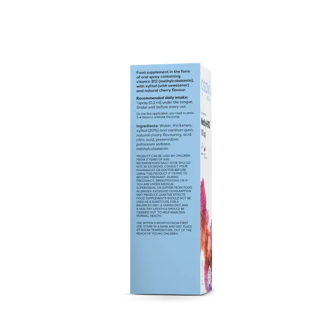 Methyl-B12, 100 µg - 25 ml oral spray