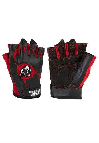 Gants Mitchell,   34.99,  XL-Noir-Rouge,  Gorilla Wear,  Active Life