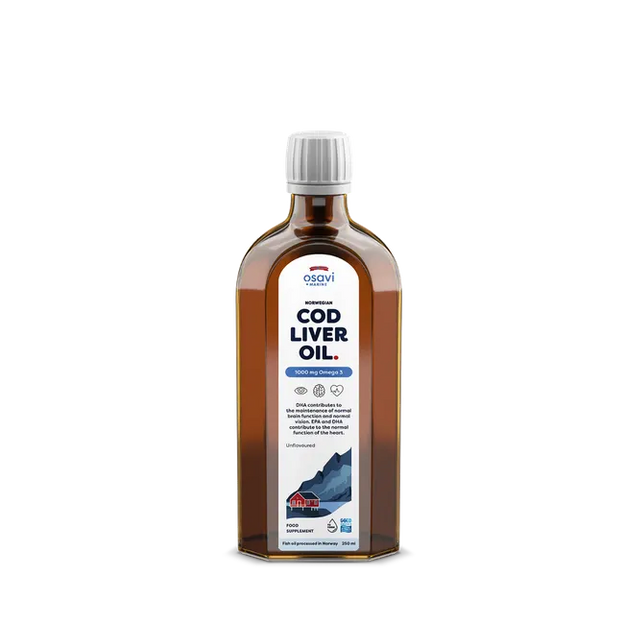 Norwegian Cod Liver Oil 1000 mg Omega 3