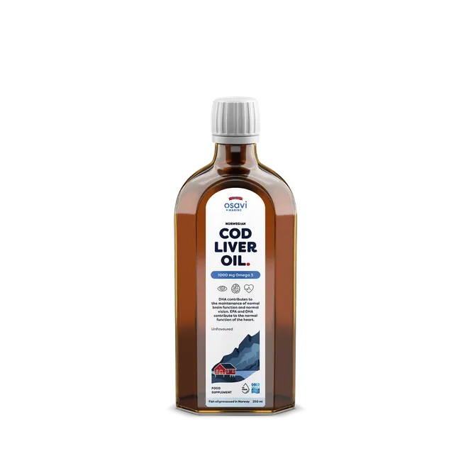 Norwegian Cod Liver Oil 1000 mg Omega 3