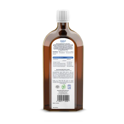 Norwegian Cod Liver Oil 1000 mg Omega 3