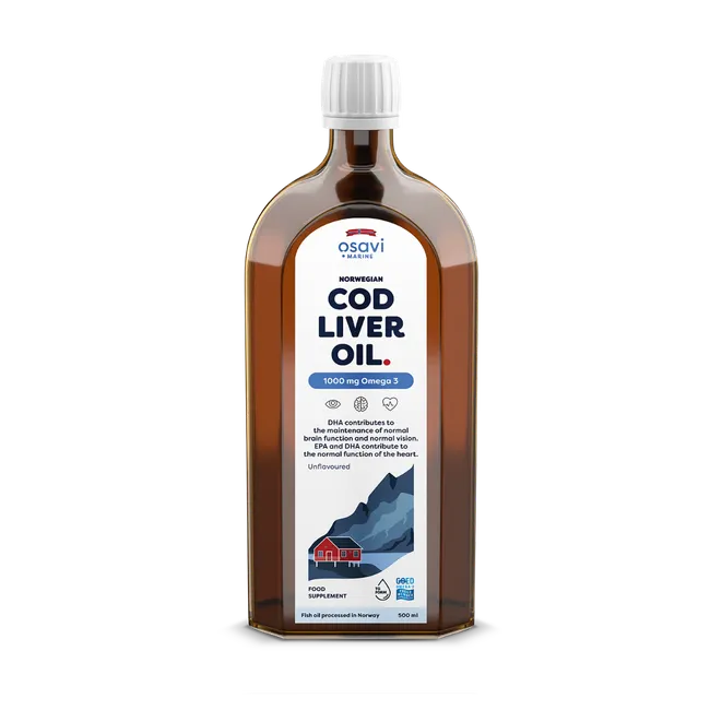 Norwegian Cod Liver Oil 1000 mg Omega 3