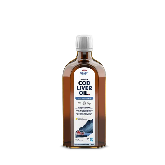 Norwegian Cod Liver Oil 1000 mg Omega 3