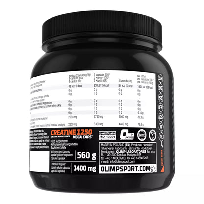 Creatine 1250 Mega Caps® - Gélules