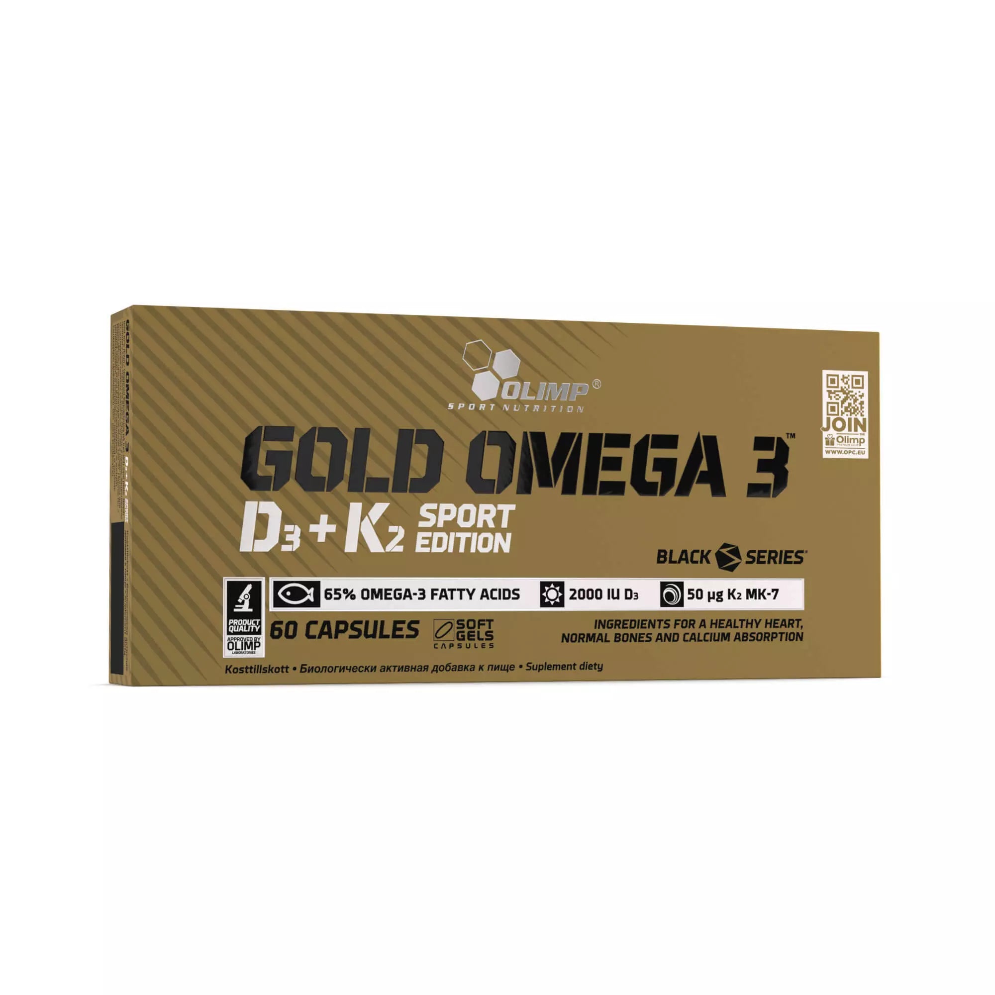 Gold Omega 3™ D3+K2 Sport Edition