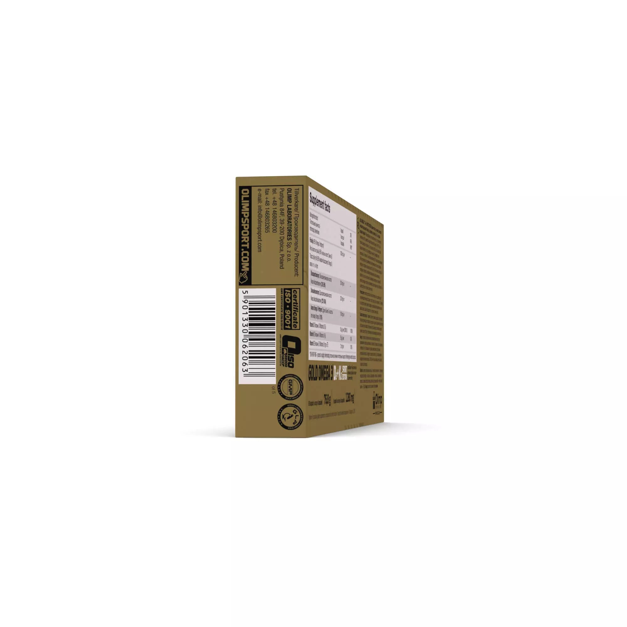 Gold Omega 3™ D3+K2 Sport Edition