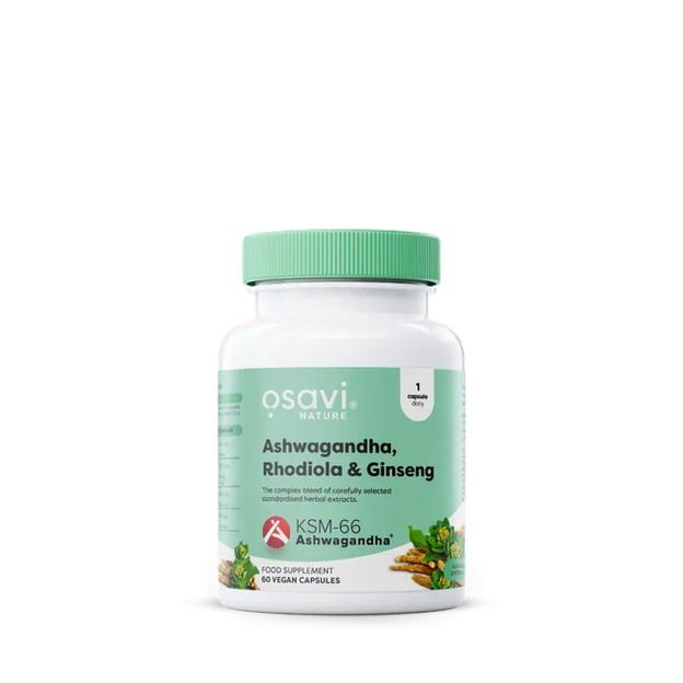 Ashwagandha, Rhodiola & Ginseng