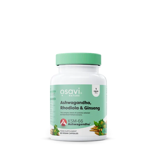Ashwagandha, Rhodiola & Ginseng