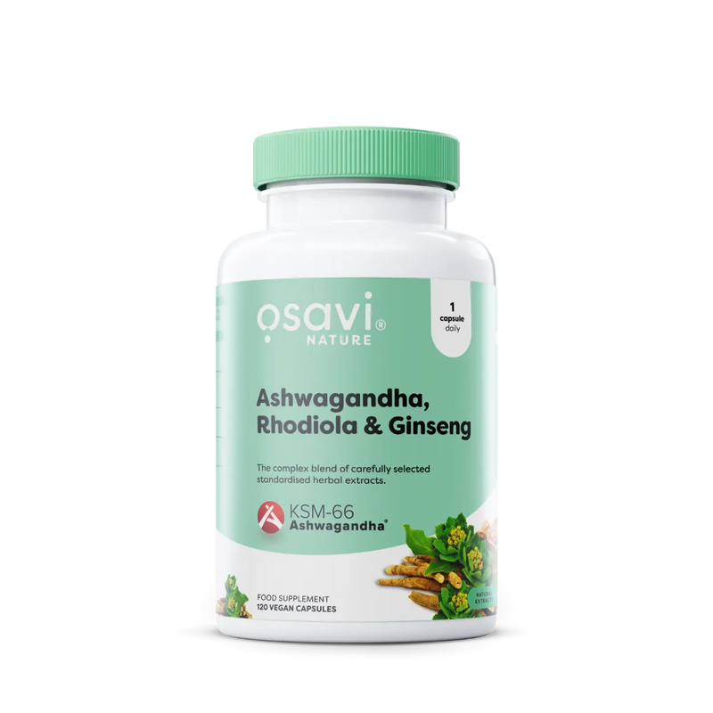 Ashwagandha, Rhodiola & Ginseng