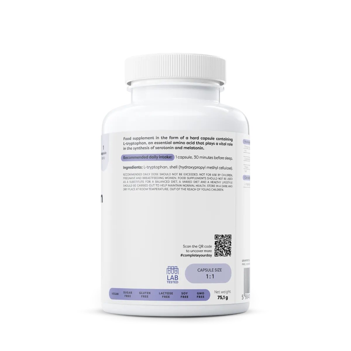 L-tryptophan 500 mg