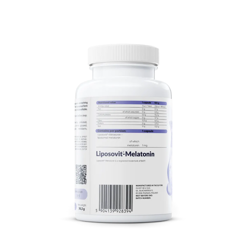 Liposomal melatonin, 1 mg