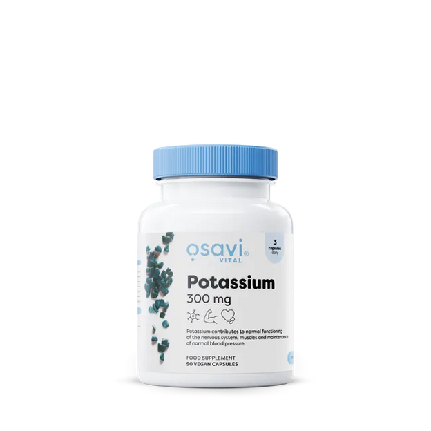 Potassium, 300 mg - vegan capsules