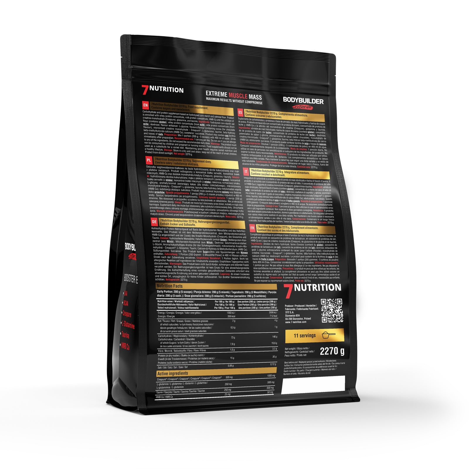 Bodybuilder EXTREME Gainer + Creapure®