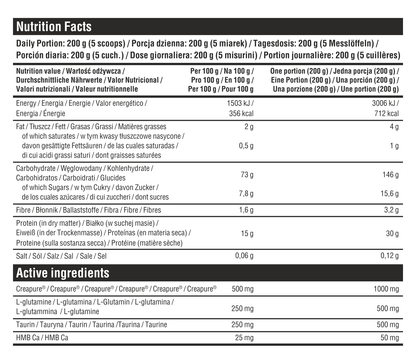 Bodybuilder EXTREME Gainer + Creapure®