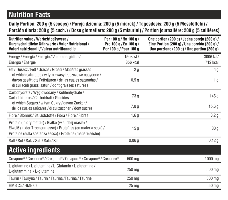Bodybuilder EXTREME Gainer + Creapure®