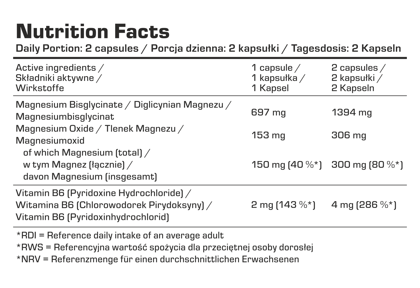 Magnesium Bisglycinate MAX