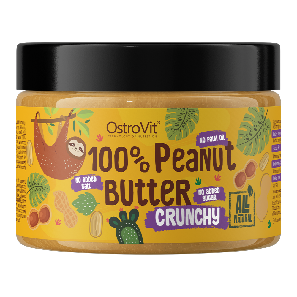 100% peanut butter,   7.90,  500-g-Croquant,  OstroVit,  Active Life