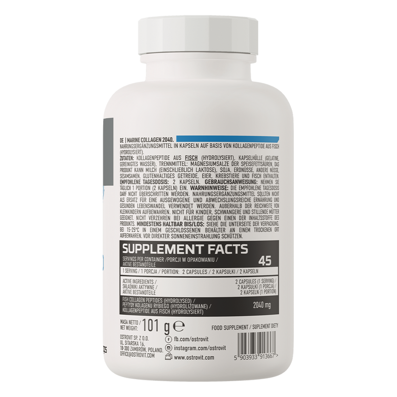 Peptides Collagen Marine 2040mg