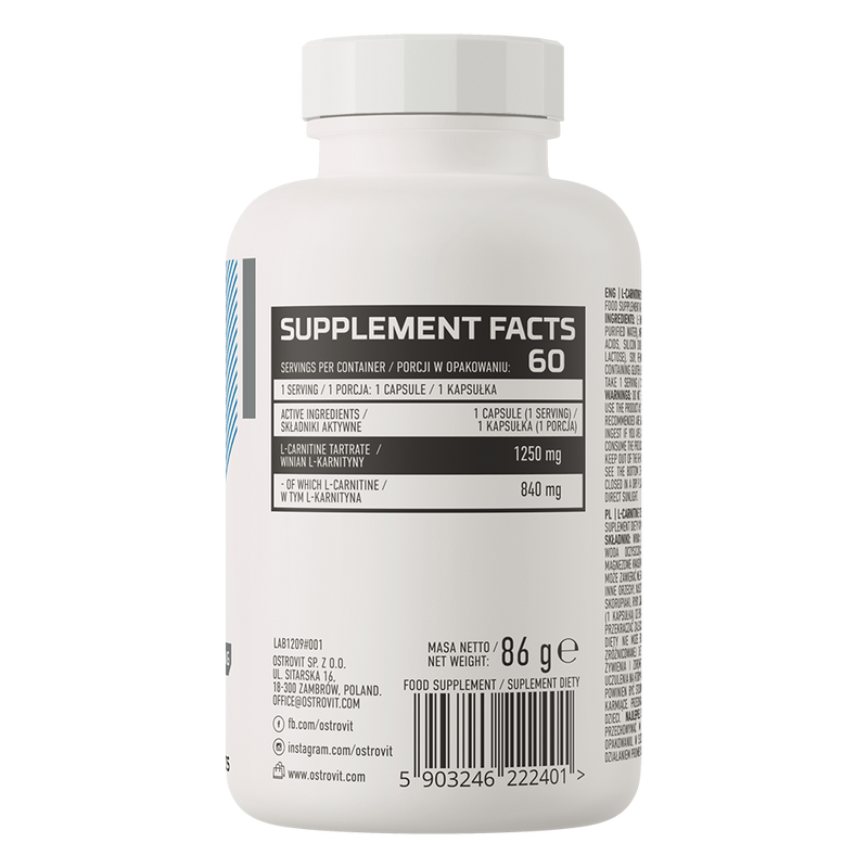 L-Carnitine 1250 mg