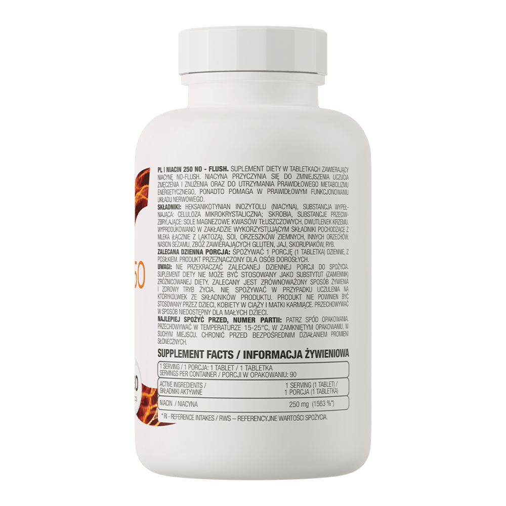 Vitamine B3, Niacine No-Flush