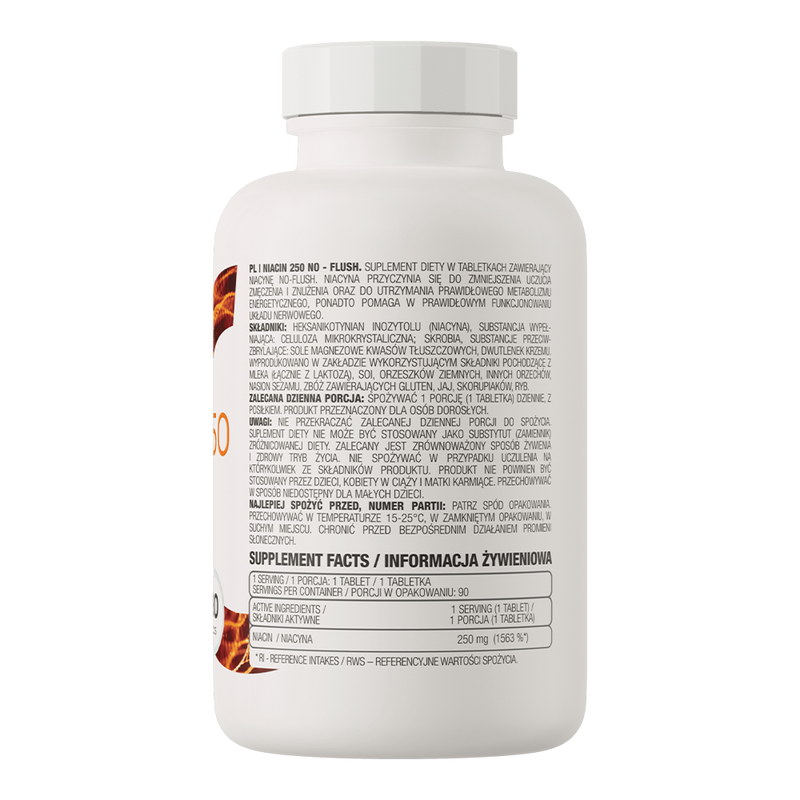 Vitamine B3, Niacine No-Flush