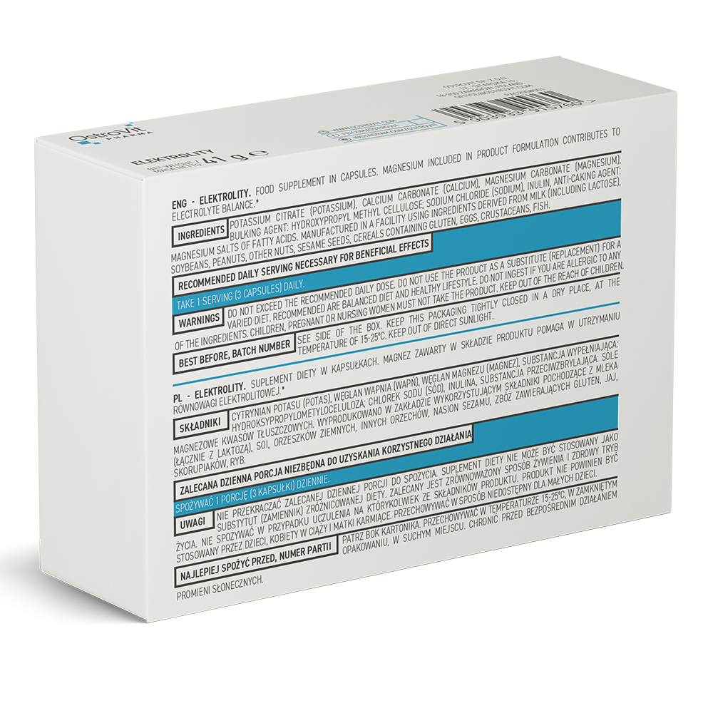 Electrolytes - formulation pharmaceutique