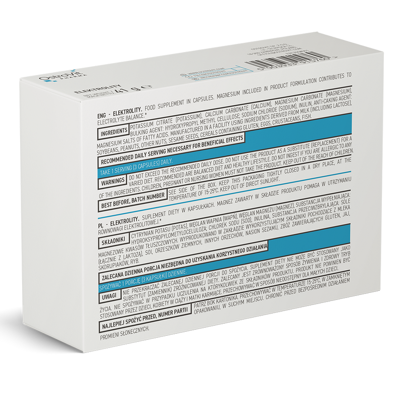 Electrolytes - formulation pharmaceutique