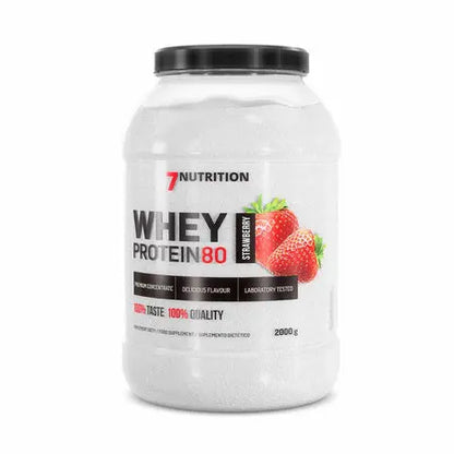 Whey Proteine 80,   64.99,  2000-g-Fraise,  7Nutrition,  Active Life