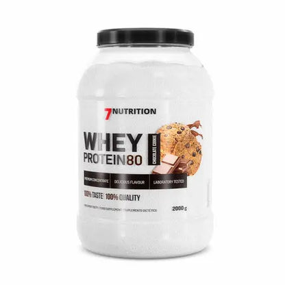 Whey Proteine 80,   64.99,  2000-g-Cookie-au-chocolat,  7Nutrition,  Active Life