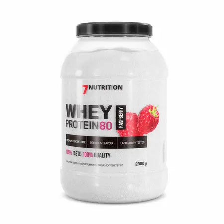 Whey Proteine 80,   64.99,  2000-g-Framboise,  7Nutrition,  Active Life