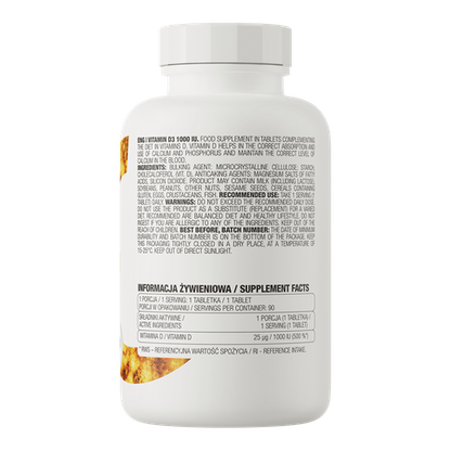 Vitamine D3 1000 IU (cholécalciférol)