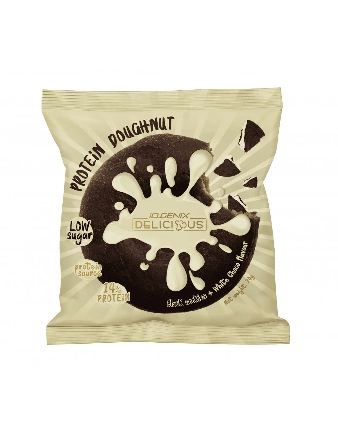 Donuts Proteines,   2.49,  70-g-Black-cookies-White-Choco,  IO.Genix,  Active Life