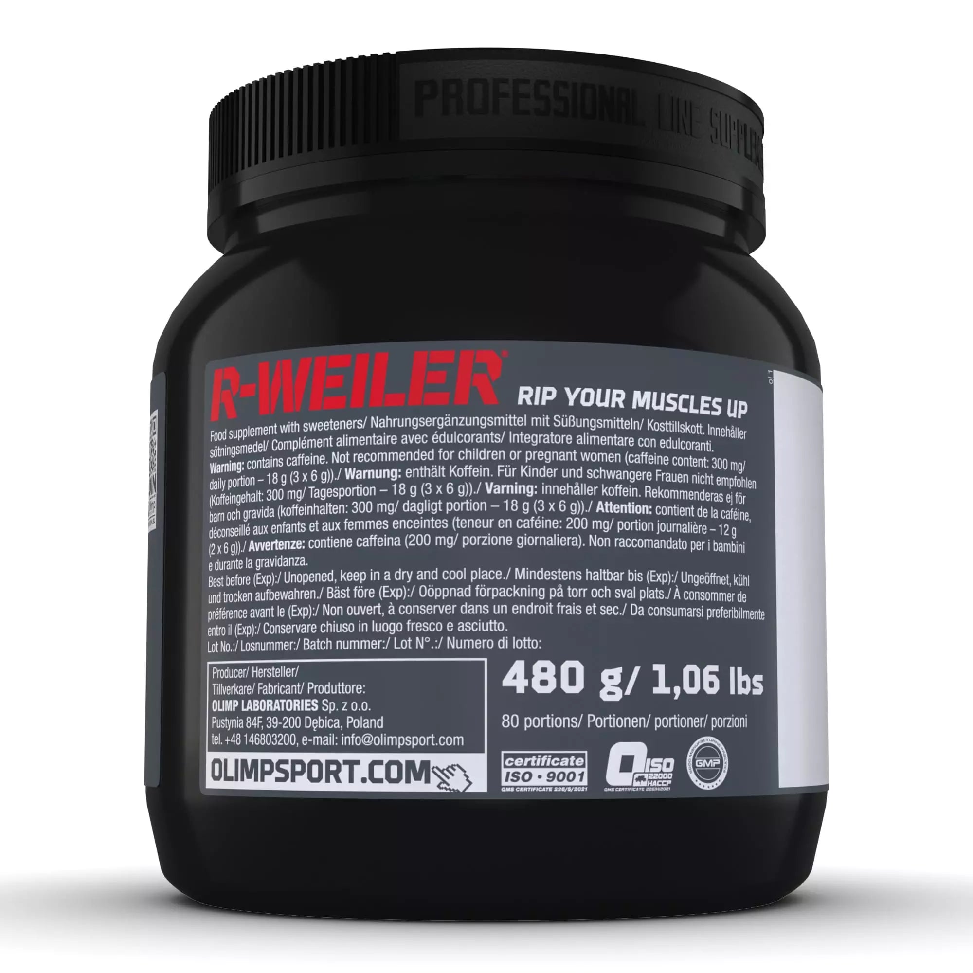 R-WEILER Pre-Workout