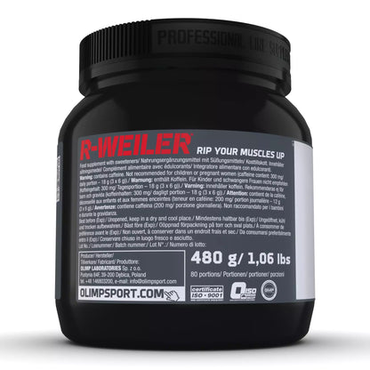 R-WEILER Pre-Workout