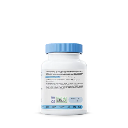 Vitamin B5, pantothenic acid, 200 mg