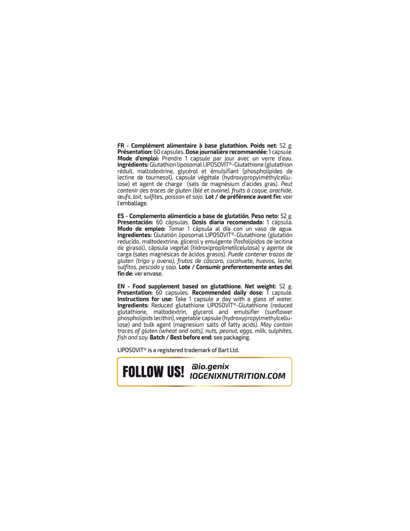 Glutathion Réduit Liposovit®