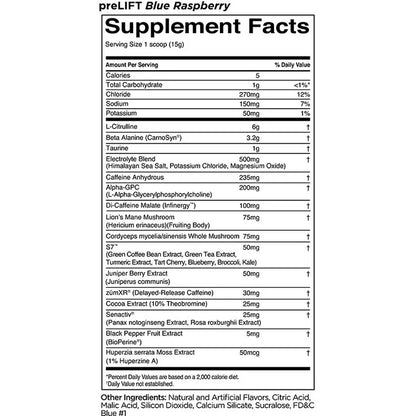 preLIFT - pre-workout