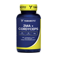 Yamamoto Nutrition ZMA + Cordyceps, flacon de 60 gélules
